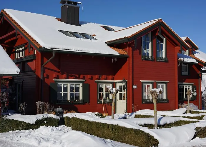 Ferienwohnung Romantik Im Roten Haus 福森