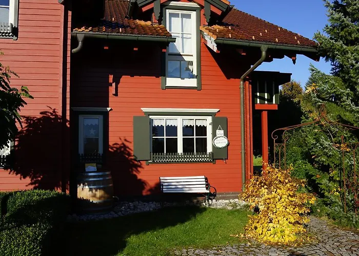 公寓 Ferienwohnung Romantik Im Roten Haus 福森